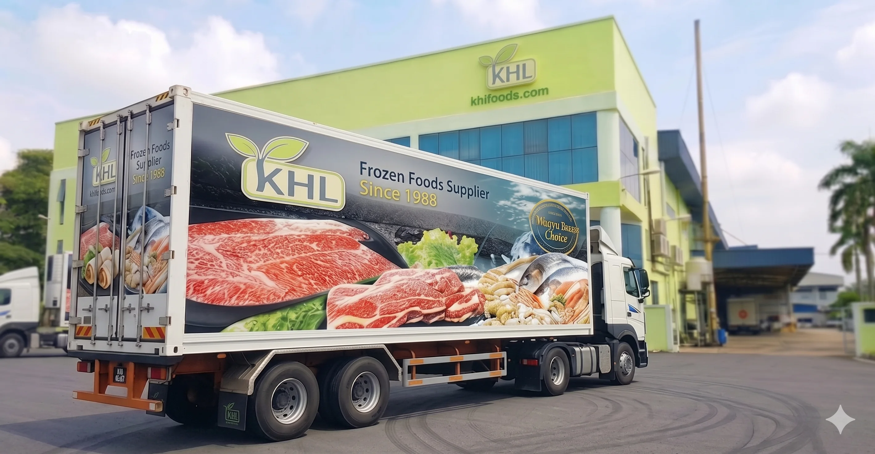 KHL refrigerated truck and cold storage facility, Simpang Renggam, Johor